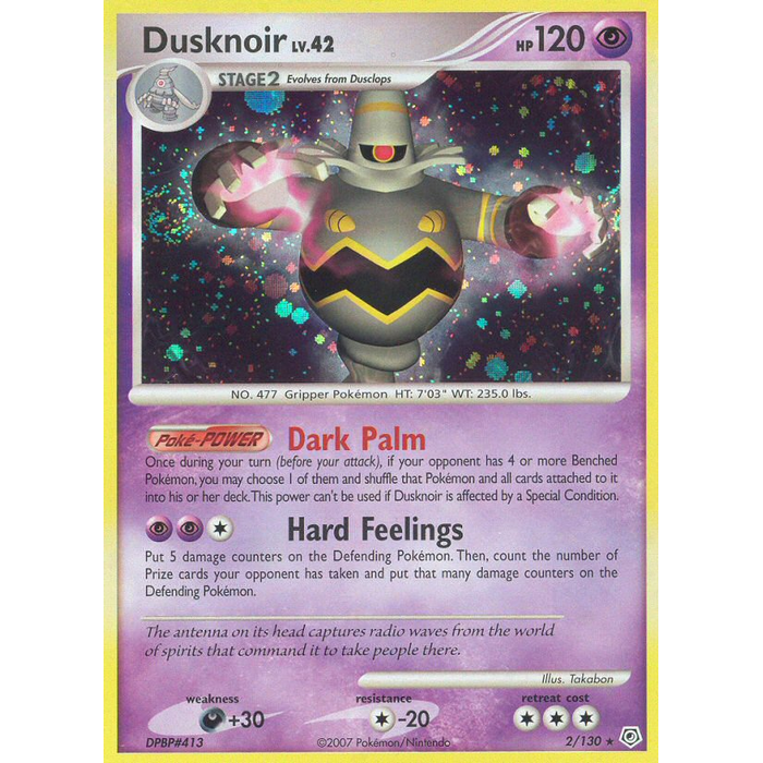 Pokemon Dusknoir (002) Moderately Played
