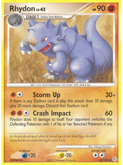 Pokemon Rhydon (060) Lightly Played Reverse Holofoil