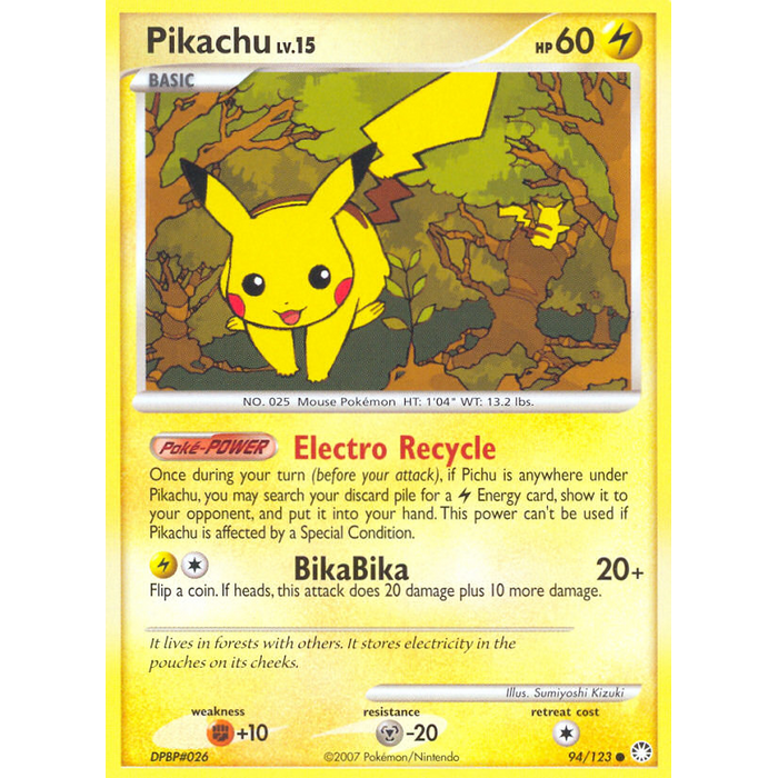 Pokemon Pikachu (094) Lightly Played