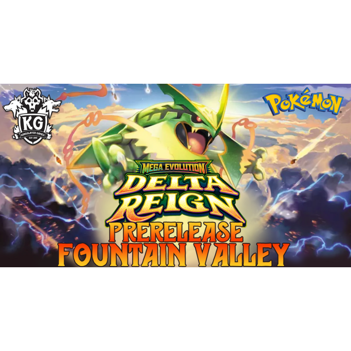 Pokemon 10/27/26 Fountain Valley Pokemon Mega Evolution: Delta Reign Prerelease Tuesday 630 PM
