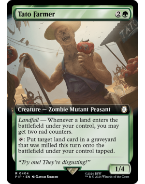 Magic: The Gathering Tato Farmer (Extended Art) (404) Lightly Played Foil