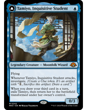 Magic: The Gathering Tamiyo, Inquisitive Student (242) Near Mint Foil