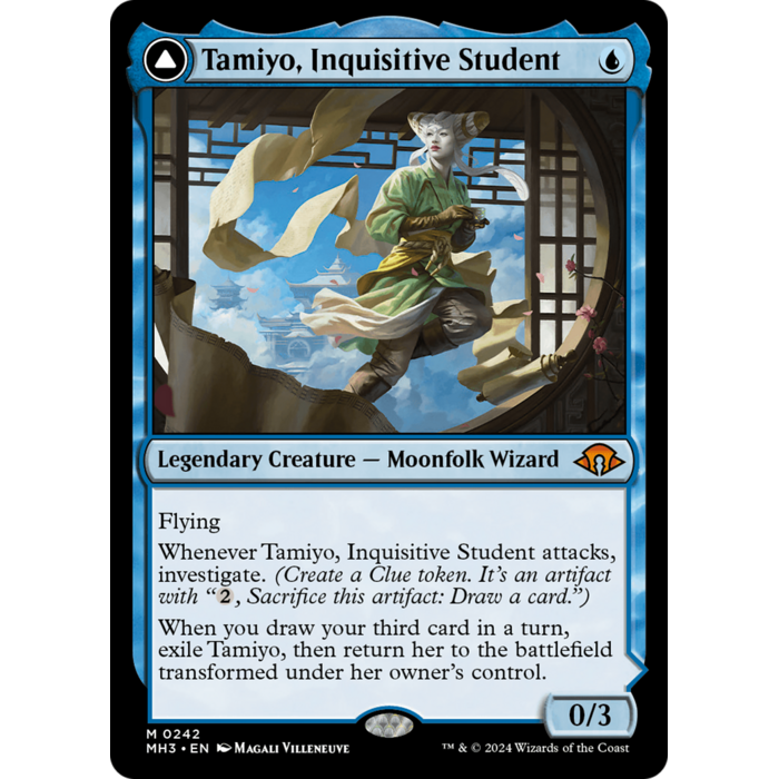 Magic: The Gathering Tamiyo, Inquisitive Student (242) Near Mint Foil