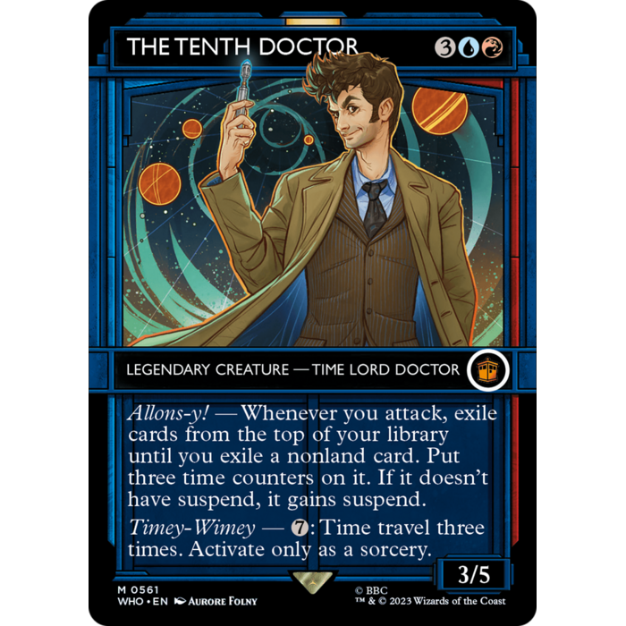 Magic: The Gathering The Tenth Doctor (Showcase) (561) Lightly Played