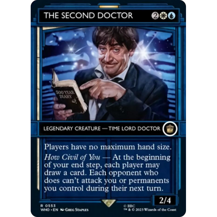 Magic: The Gathering The Second Doctor (Showcase) (553) Lightly Played Foil