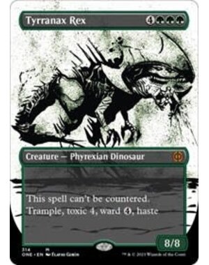 Magic: The Gathering Tyrranax Rex (Showcase) (314) Lightly Played Foil