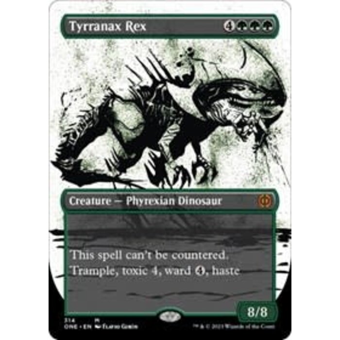Magic: The Gathering Tyrranax Rex (Showcase) (314) Lightly Played Foil
