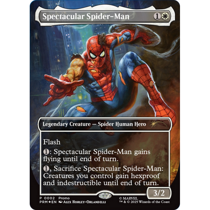 Magic: The Gathering Spectacular Spider-Man (Borderless) (002) Near Mint Foil