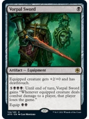 Magic: The Gathering Vorpal Sword (124) Lightly Played