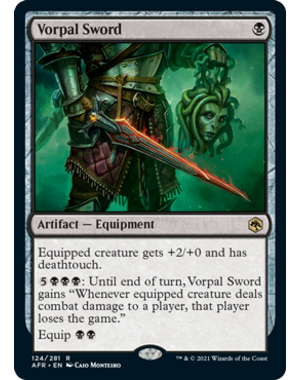 Magic: The Gathering Vorpal Sword (124) Lightly Played