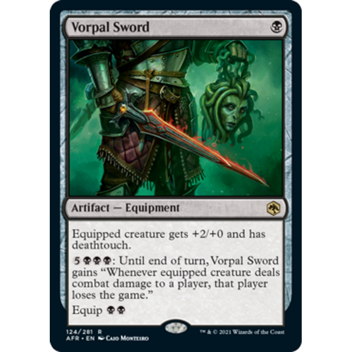 Magic: The Gathering Vorpal Sword (124) Lightly Played