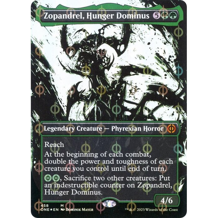 Magic: The Gathering Zopandrel, Hunger Dominus (Showcase Step and Compleat) (458) Nera Mint Foil