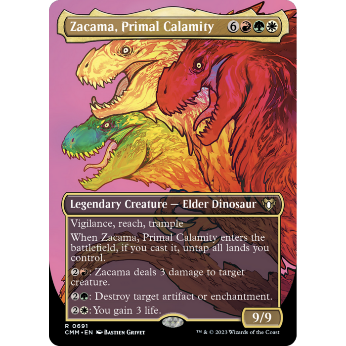 Magic: The Gathering Zacama, Primal Calamity (Borderless) (691) Lightly Played