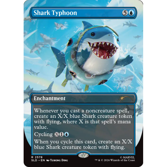 Magic: The Gathering Shark Typhoon (2578) Near Mint Foil