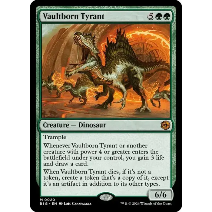 Magic: The Gathering Vaultborn Tyrant (020) Lightly Played