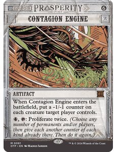 Magic: The Gathering Contagion Engine (061) Lightly Played