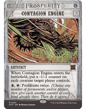 Magic: The Gathering Contagion Engine (061) Lightly Played