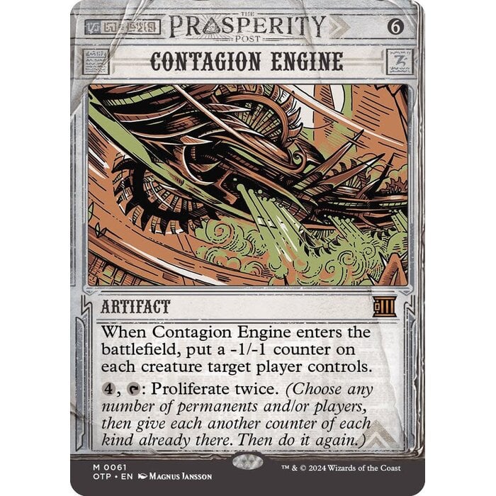 Magic: The Gathering Contagion Engine (061) Lightly Played