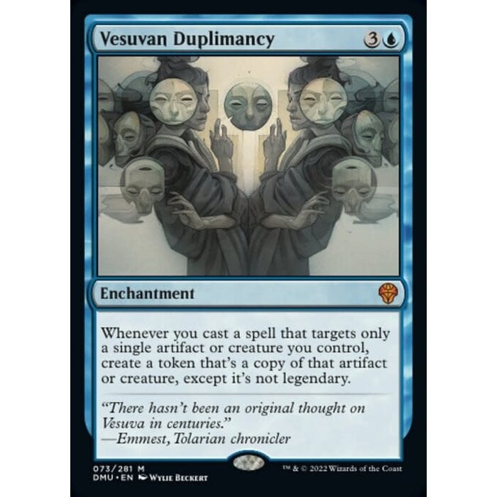Magic: The Gathering Vesuvan Duplimancy (073) Lightly Played Foil