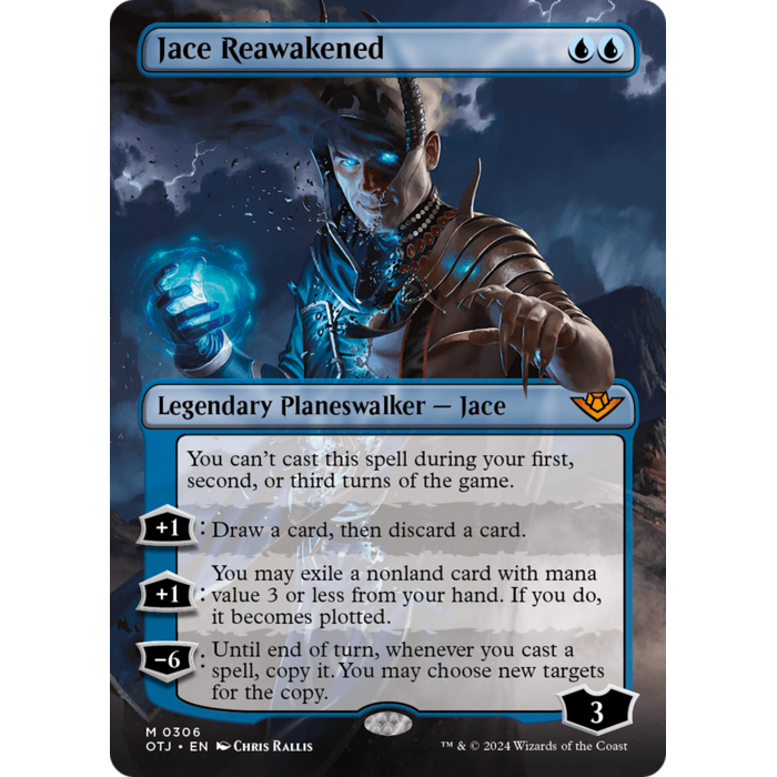 Magic: The Gathering Jace Reawakened (Borderless) (306) Near Mint