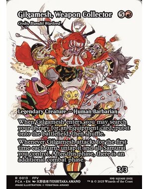 Magic: The Gathering Gilgamesh, Weapon Collector - Godo, Bandit Warlord (Showcase) (013) Lightly Played