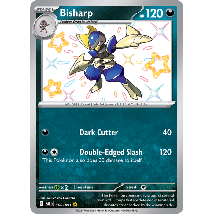 Pokemon Bisharp (186) Lightly Played