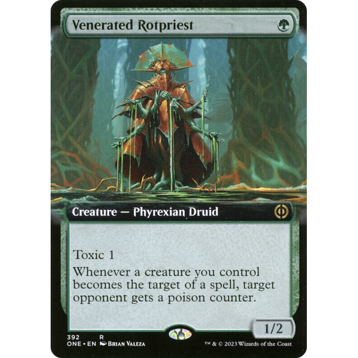 Magic: The Gathering Venerated Rotpriest (Extended Art) (392) Lightly Played Foil