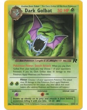 Pokemon Dark Golbat (024) UNL Lightly Played