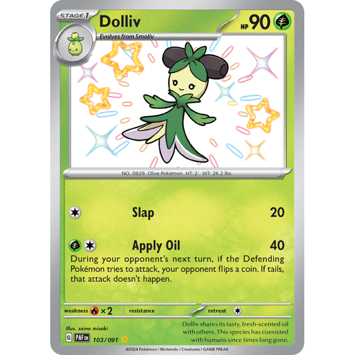 Pokemon Dolliv (103) Lightly Played Holofoil