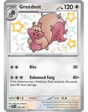 Pokemon Greedent (206) Lightly Played Holofoil