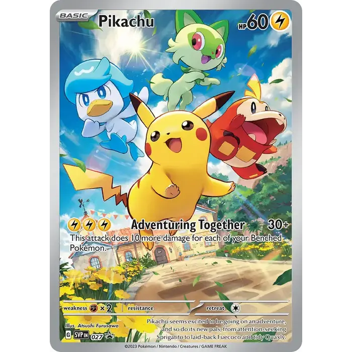 Pokemon Pikachu (027) Lightly Played Holofoil
