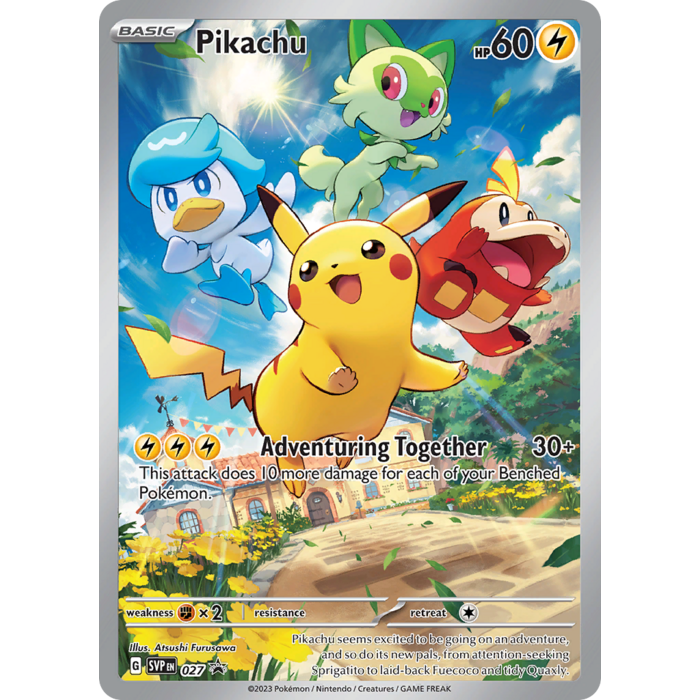 Pokemon Pikachu (027) Lightly Played Holofoil