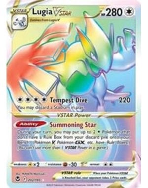 Pokemon Lugia VSTAR (Secret) (202) Lightly Played Holofoil