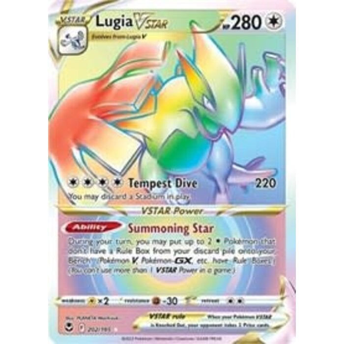 Pokemon Lugia VSTAR (Secret) (202) Lightly Played Holofoil