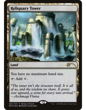 Magic: The Gathering Reliquary Tower (Bring a Friend Promo) (001) Lightly Played Foil