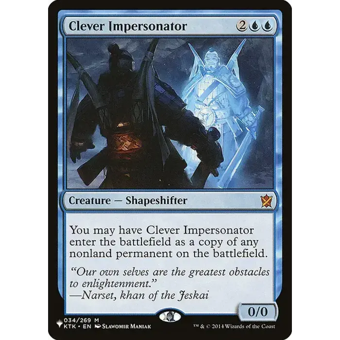 Magic: The Gathering Clever Impersonator (034) Lightly Played
