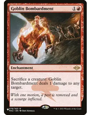Magic: The Gathering Gomblin Bombardment (MH2) (279) Lightly Played