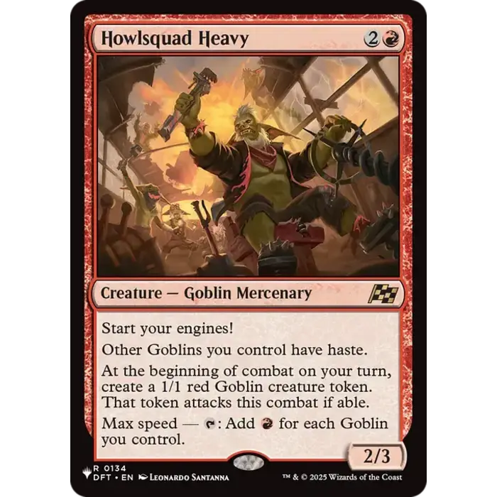 Magic: The Gathering Howlsquad Heavy (DFT) (134) Lightly Played