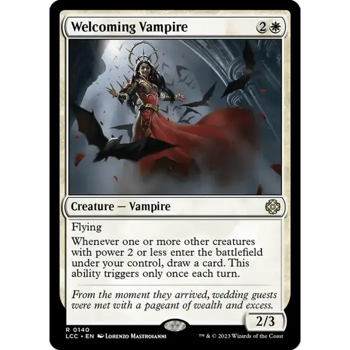 Magic: The Gathering Welcoming Vampire (140) Lightly Played