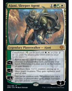 Magic: The Gathering Ajani, Sleeper Agent (192) Lightly Played