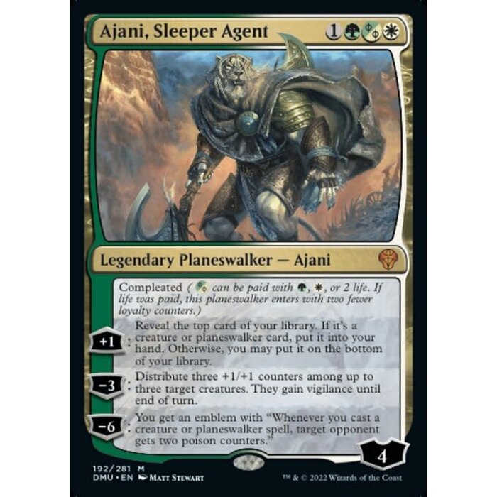 Magic: The Gathering Ajani, Sleeper Agent (192) Lightly Played