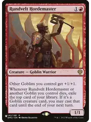 Magic: The Gathering Rundvelt Hordemaster (143) Lightly Played