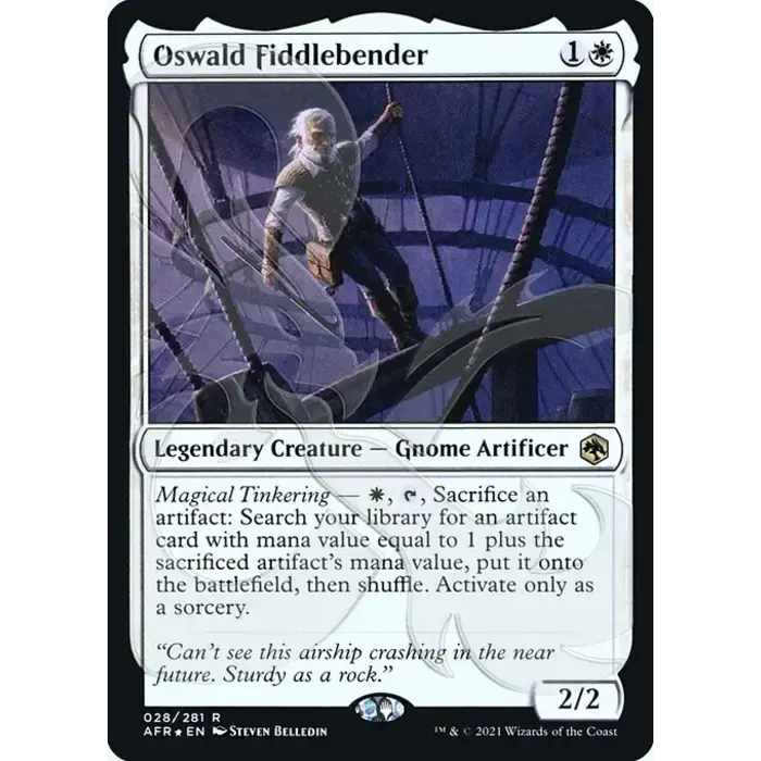 Magic: The Gathering Oswald Fiddlebender (028) Lightly Played