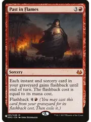 Magic: The Gathering Past in Flames (105) Lightly Played