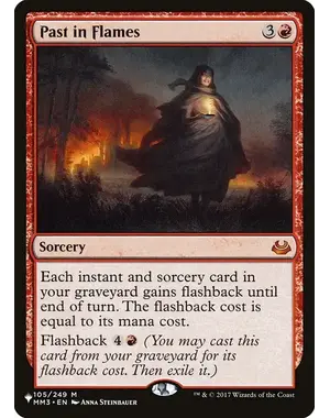 Magic: The Gathering Past in Flames (105) Lightly Played