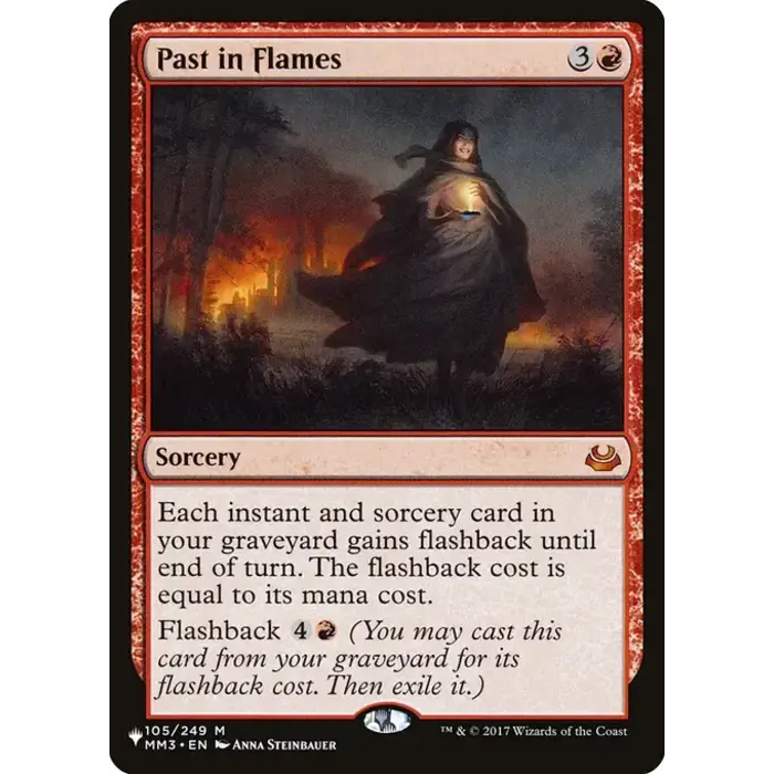 Magic: The Gathering Past in Flames (105) Lightly Played