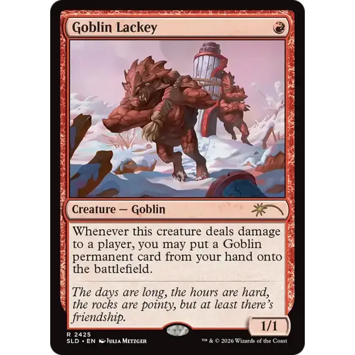 Magic: The Gathering Goblin Lackey (2425) Lightly Played
