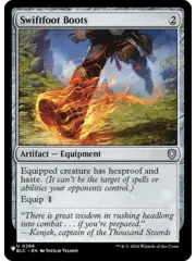 Magic: The Gathering Swiftfoot Boots (BLC) (286) Lightly  Played