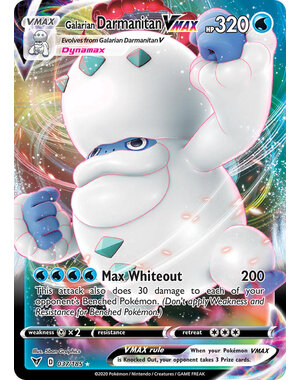 Pokemon Galarian Darmanitan VMAX (037) Lightly Played Holofoil