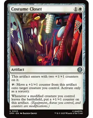 Magic: The Gathering Costume Closet (5) Near Mint